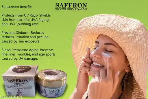 Saffron Sillicon Sunscream Gel